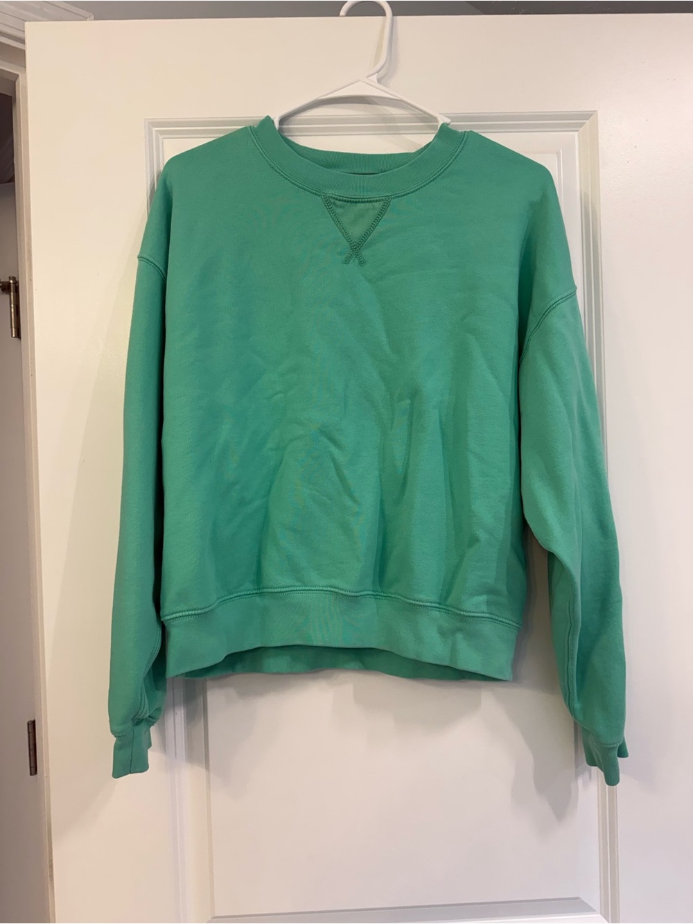 American Eagle Outfitters Seafoam Green Relaxed Crewneck Sweatshirt